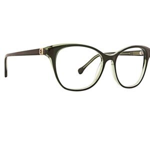 Trina Turk Malin Black/Green Eyeglasses 53-16-135